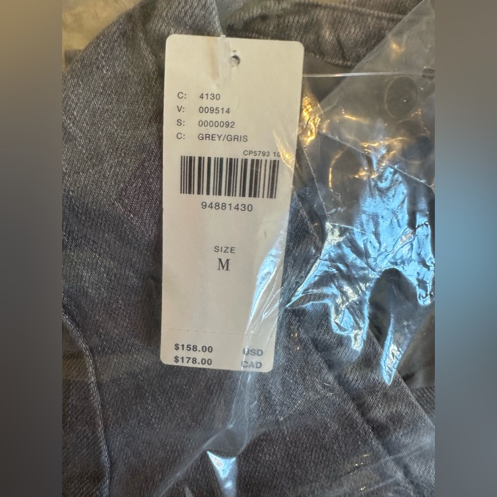 NWT Anthropologie Gray Button-Up Dress - Picture 5 of 6
